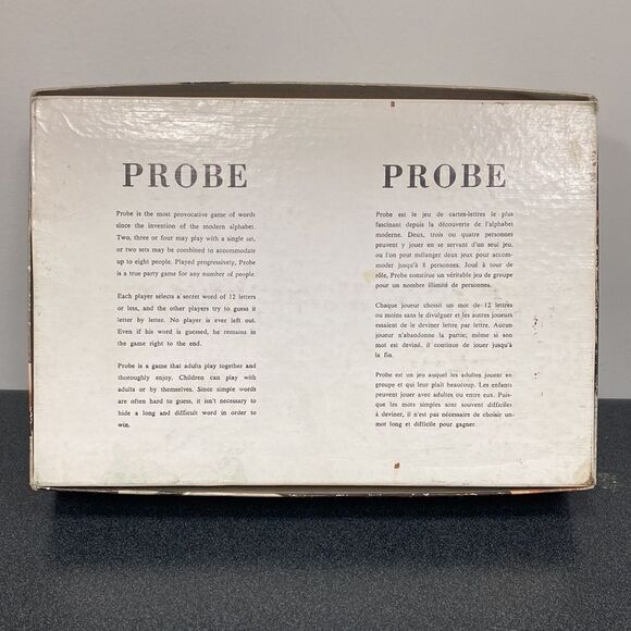 Vintage 1964 Probe Game Of Words Board Game Complete Parker Brothers - Picture 2 of 13